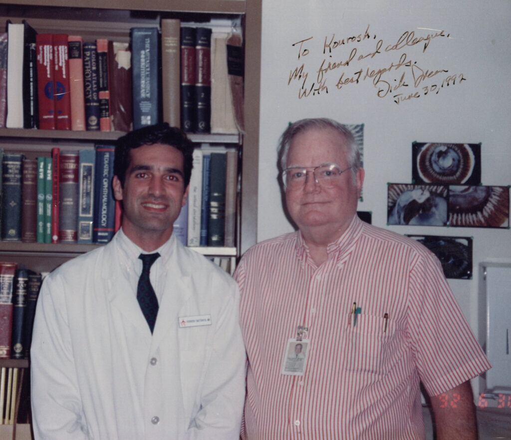 Dr. Alex Dastgheib with Dr. Dick Green